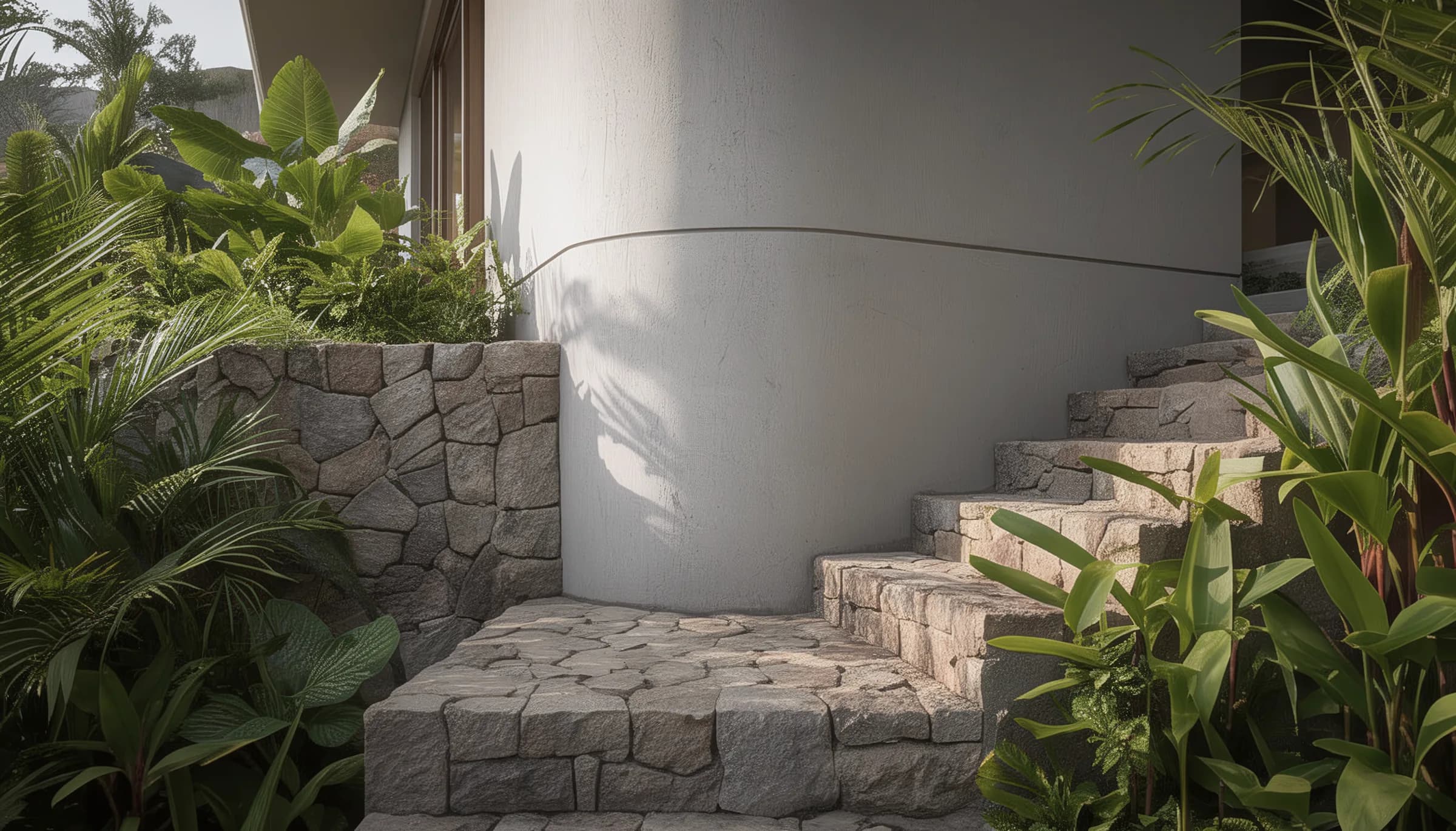 Casa Enredadera — terraza privada en la jungla