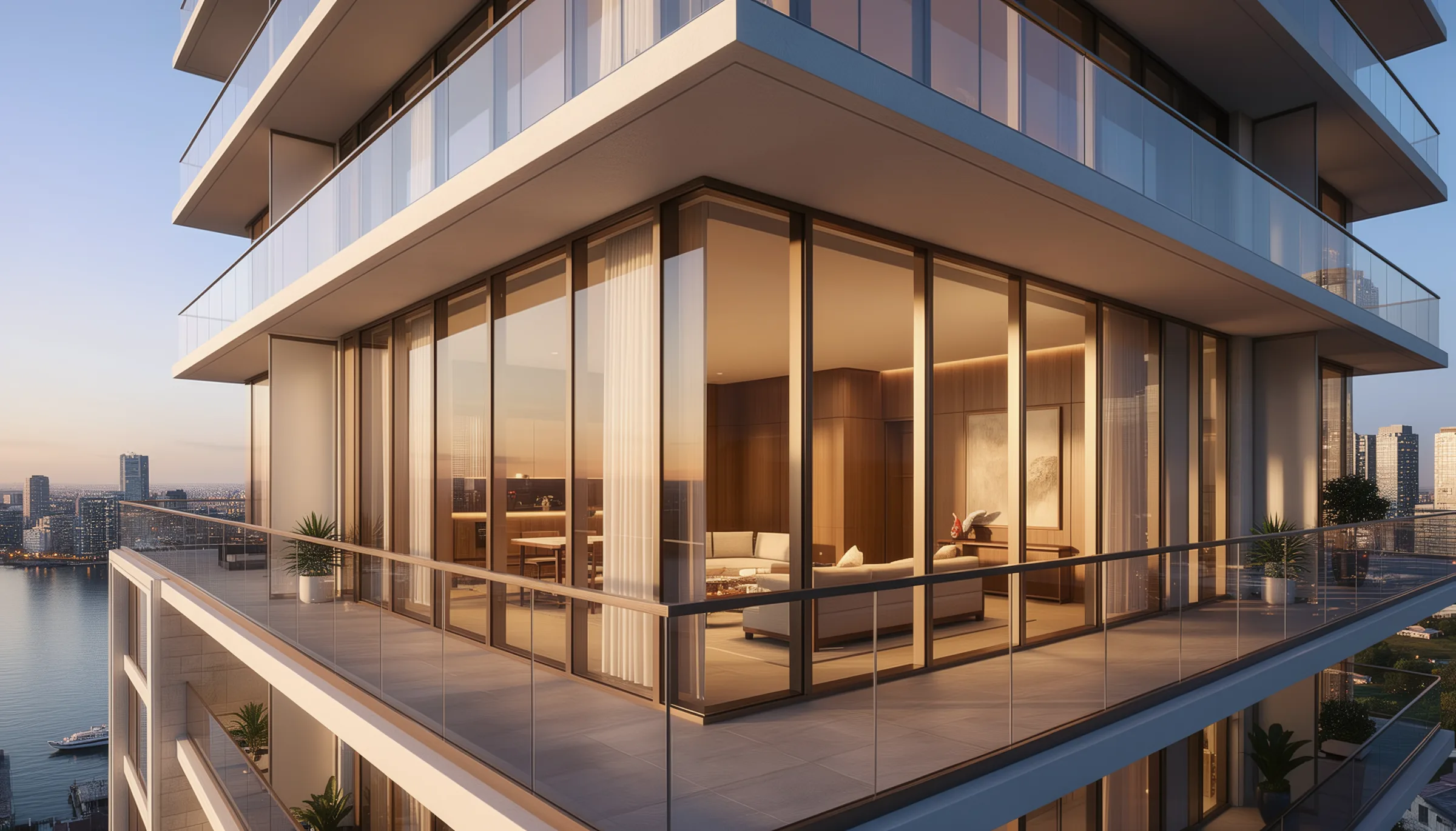 Torre Palma — planta amenidades con piscina