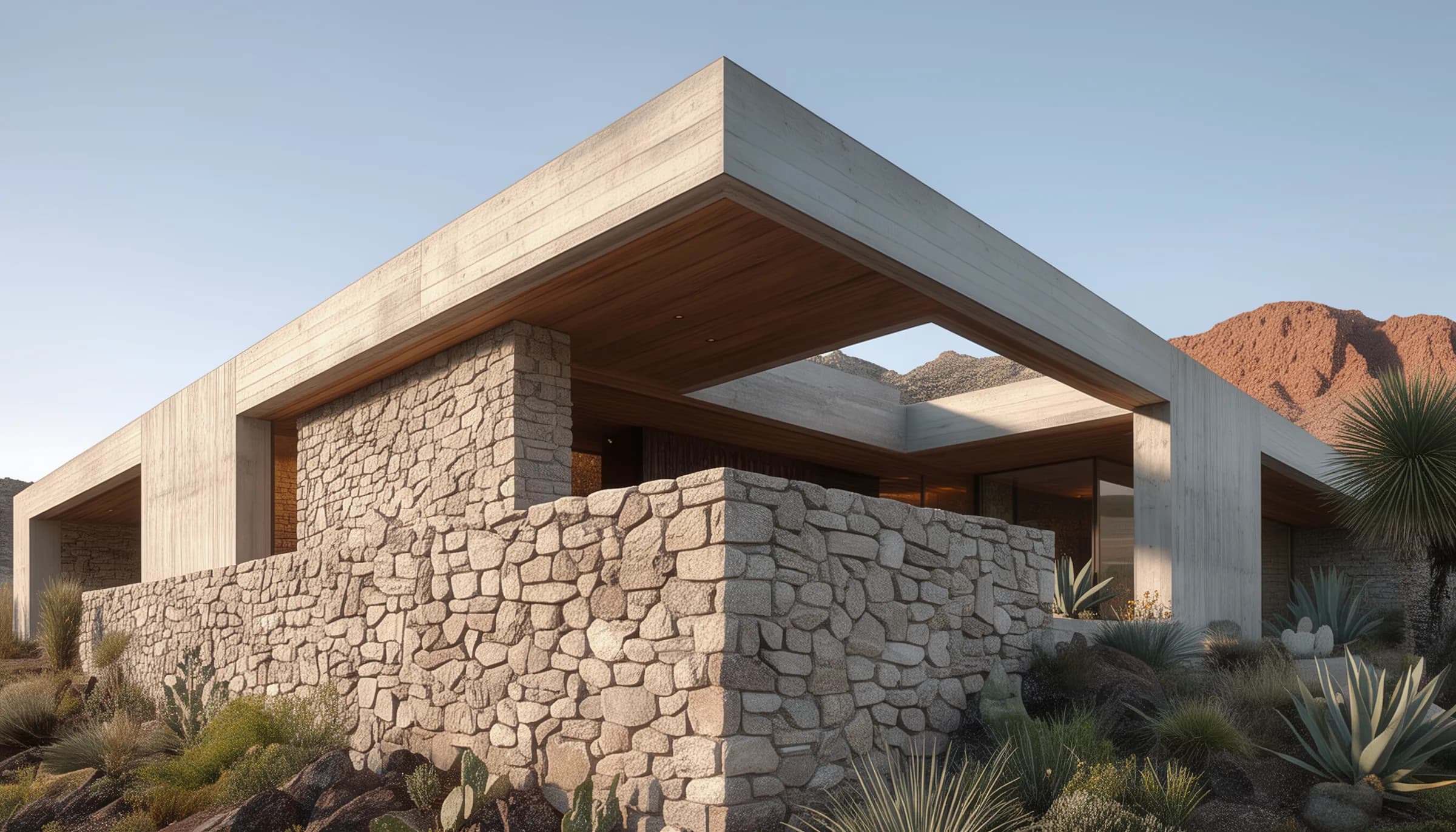 Villa Xeró — panorámica paisaje árido