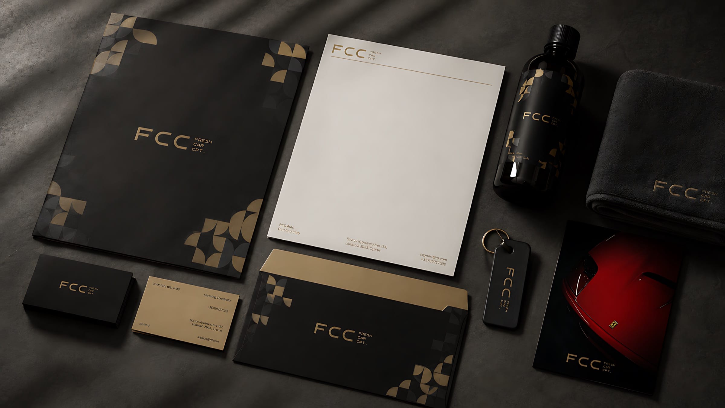 FCC — Fresh Car Cpt. · Branding — hero