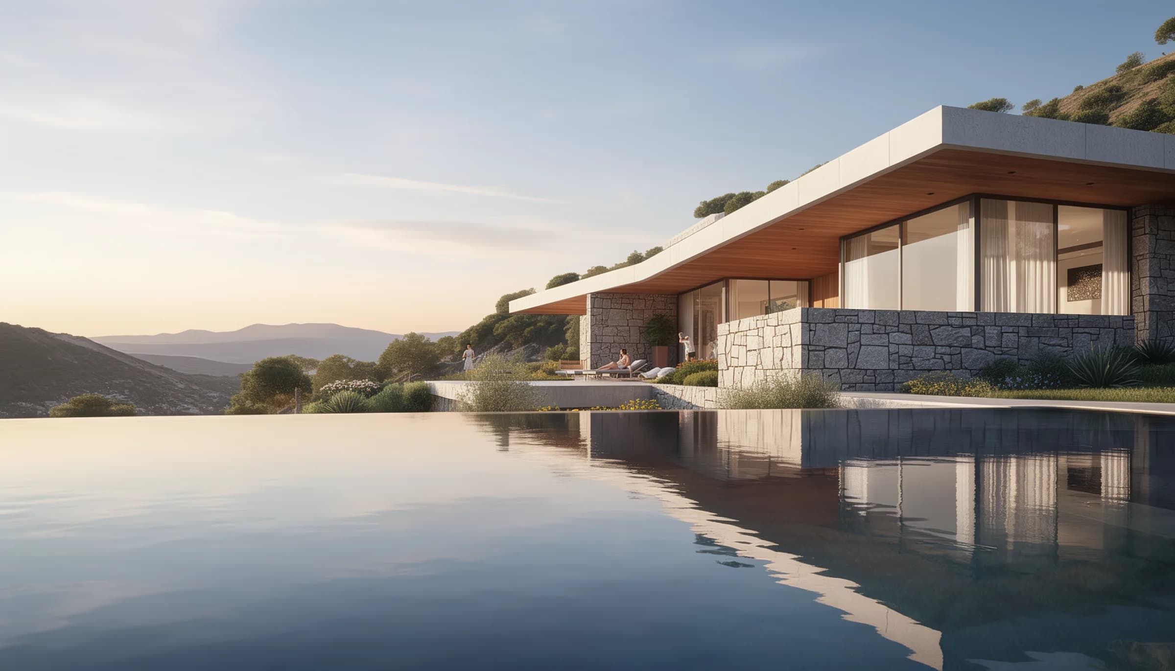 Casa Roca — voladizo sobre la roca