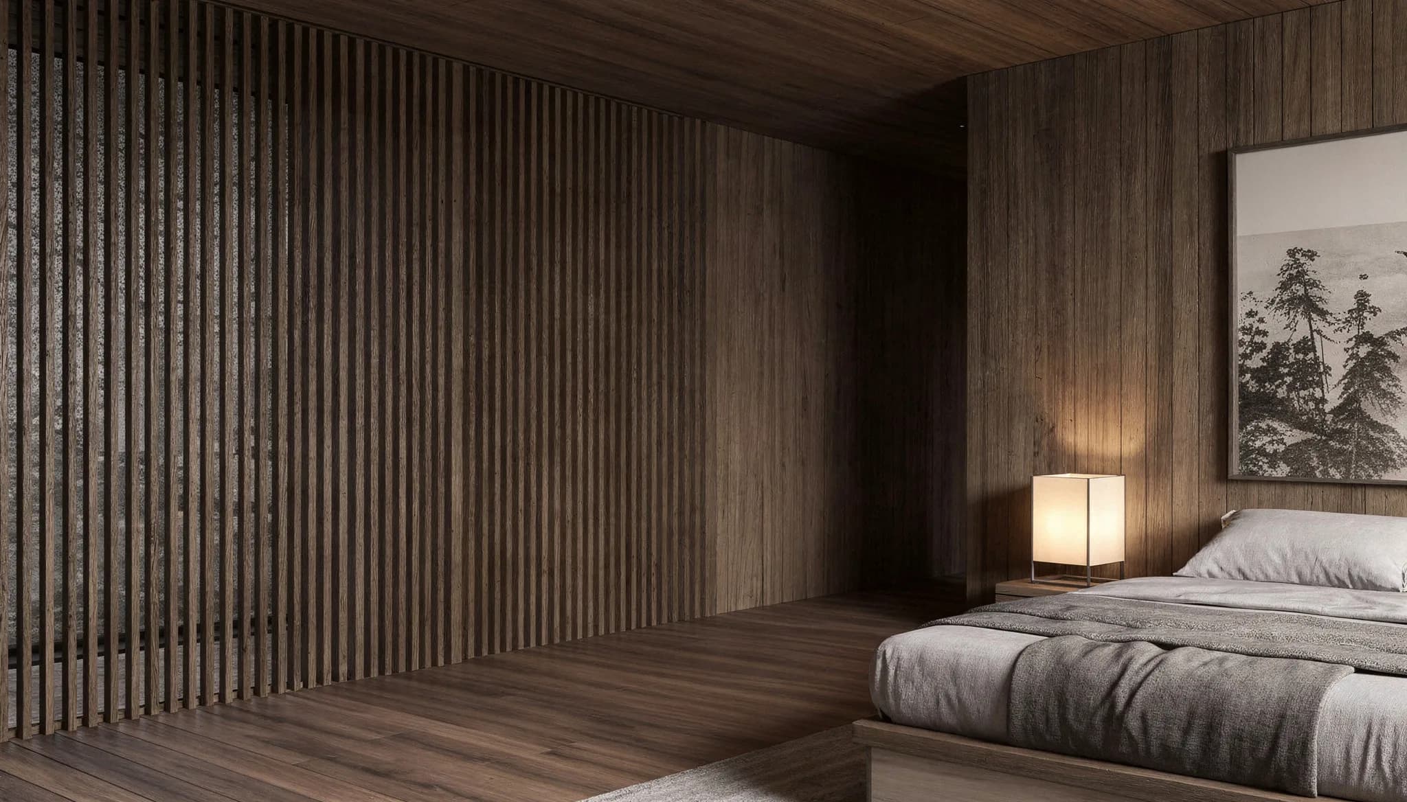 Kimko House — amanecer con niebla