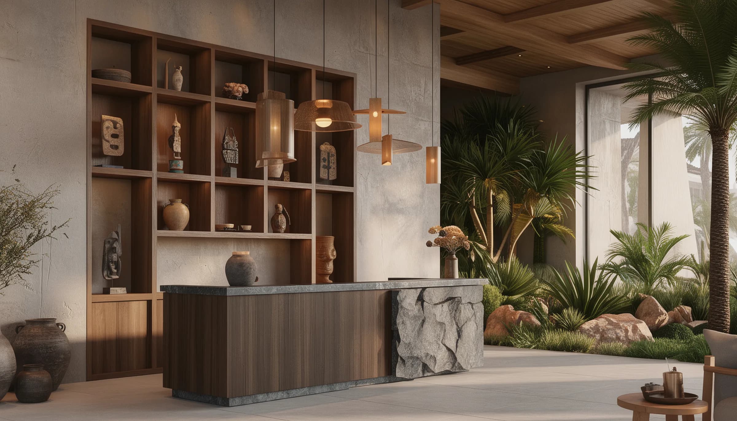 Resort Wadi — suite con vistas al oasis