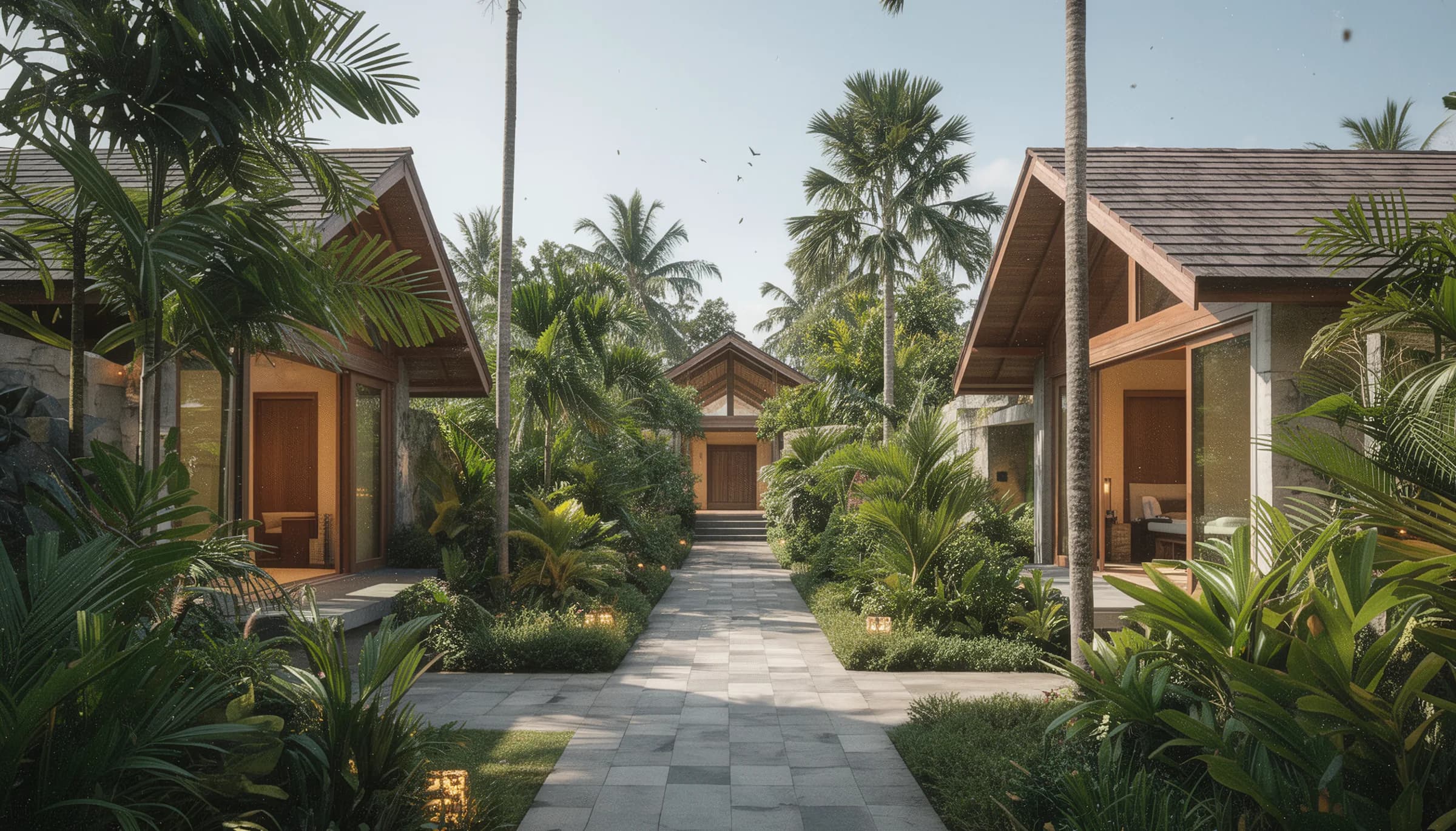 Selva Sancta — vista aérea resort