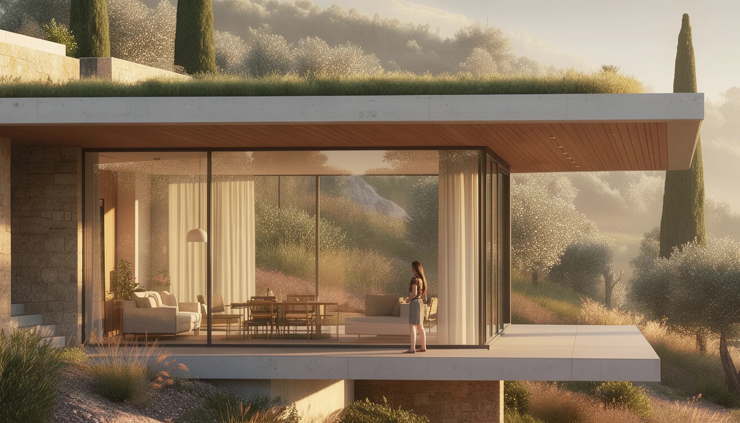 Villa Cipresso — detalle carpintería