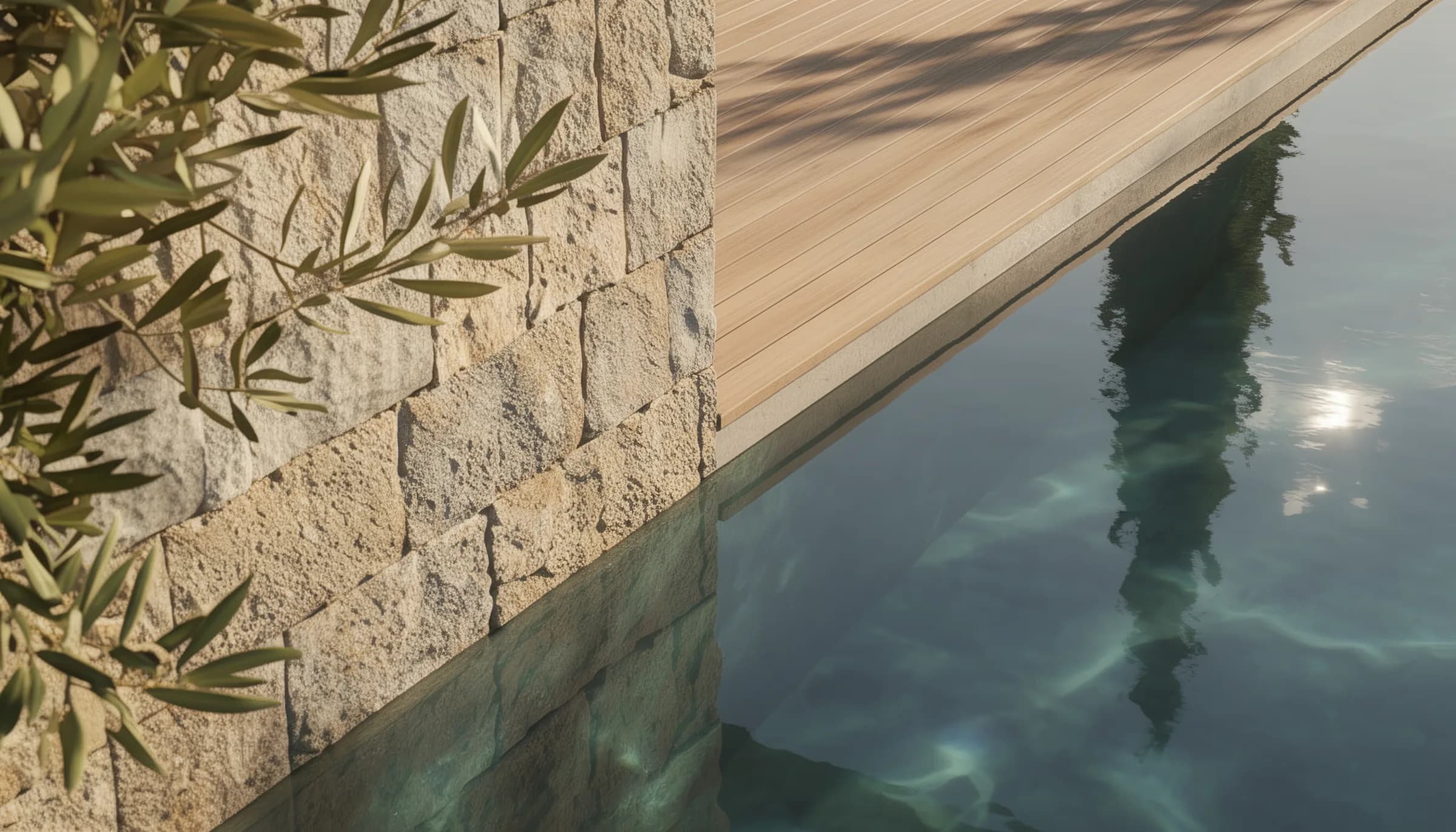 Villa Cipresso — vista aérea ladera